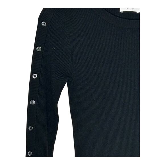 A.L.C. Sophie Dress Black Merino Wool Size XS - Picture 8 of 13